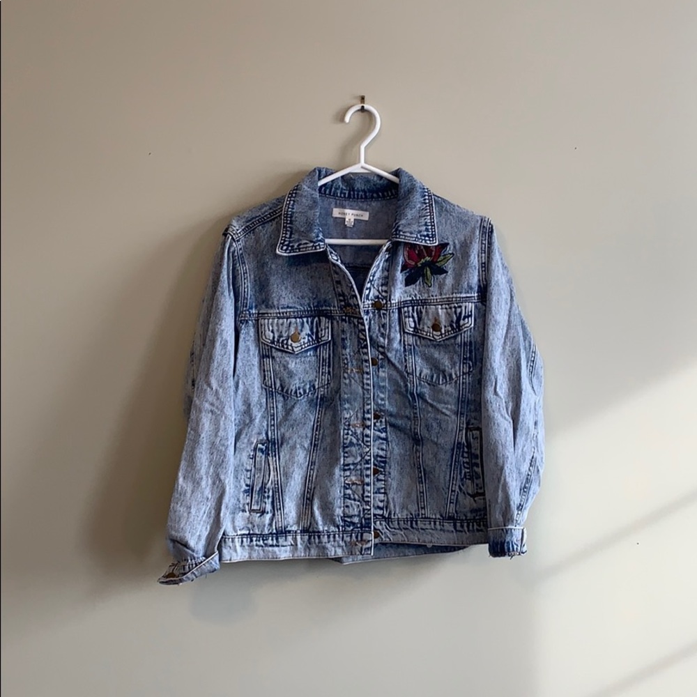 Jean Jacket with Embroidery